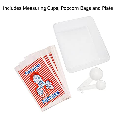 Great Northern Popcorn Company 83-DT5621 Northern Company Red GNP Little Bambino 2-1/2 Ounce Retro Style Popcorn Popper Machine, 2.5 Ounce