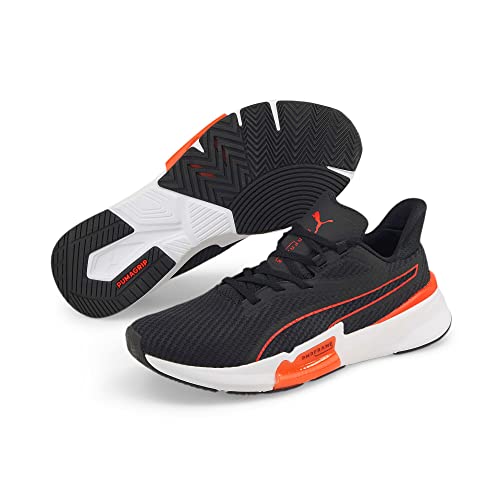 Image of Puma Men's Sneakers Gymnastics Shoe, Black Cherry Tomato, 7.5