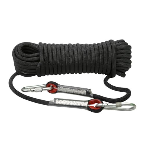 Cuerda de escalada | Cuerda estática para trepar árboles - Equipo de seguridad de montañismo para ejercicio al aire libre y entrenamiento de fuerza