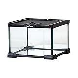 REPTI ZOO Mini Reptile Glass Terrarium Tank Full View Visually Appealing Reptile Glass Habitat Cage...