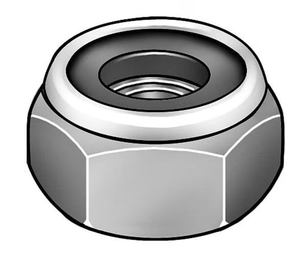 Nylon Insert Lock Nut, 3/4
