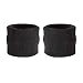 Suddora Kids Wrist Sweatband Also Available in Neon Colors - Athletic Cotton Terry Cloth Wristband for Sports (Pair) (Black)