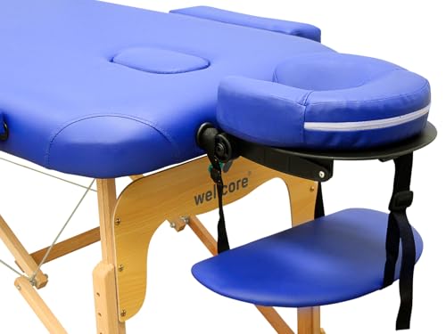 Table de massage en bois stable et robuste WELLCORE vert pistache 180cm