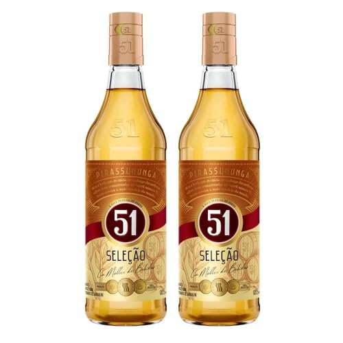 Kit 2x CACHACA 51 SELECAO 51 Sabor 965ML