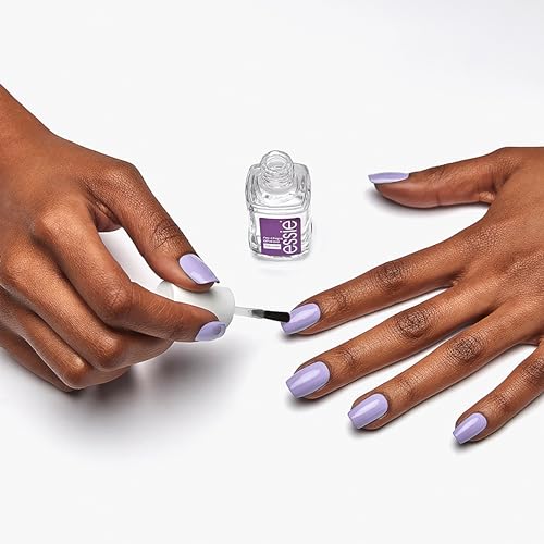 Image of essie Nail Care, 8-Free Vegan, No Chips Ahead Top Coat, chip-resistant nail polish, 0.46 fl oz
