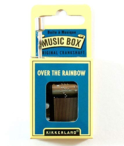 Kikkerland Over the Rainbow Crank Music Box