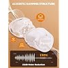 FVD1 Vocal Dampener, Transparent Voice Dampener for Singers Actors Performers, Ergonomic Voice Muffler, 25dB Noise Reducing Silencer for Singing Practice, Stress Relief, Warm-Up