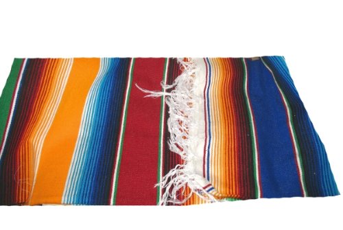 Large Authentic Mexican Blankets Colorful Serape Blankets Assorted #TOP1
