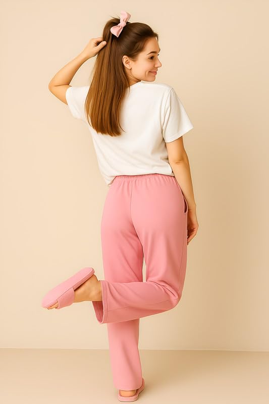 Image of My Swag Womens Cotton Nightwear Set | Dreamy Nights Printed T-Shirt with Relaxed Fit Pajama | Perfect for Sleep & Home