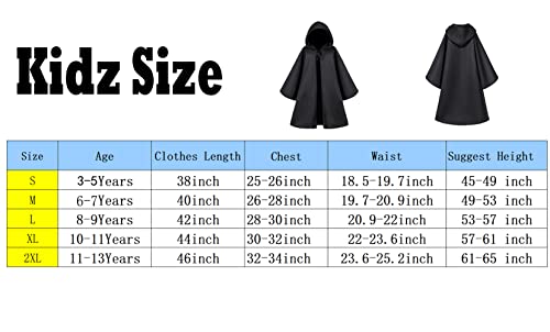 Togrop Knight Costume For Kids Robe Hooded Boys Cloak Cosplay Brown 11-13 Years #TOP6