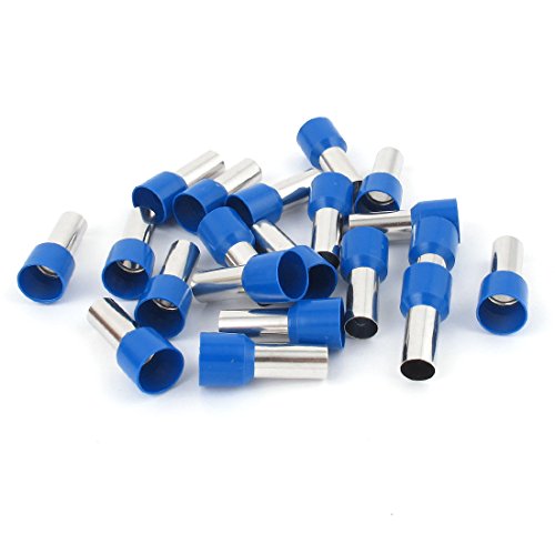 Aexit 20 Piezas Terminales de Crimpado Aisladas Azules miniatura 1