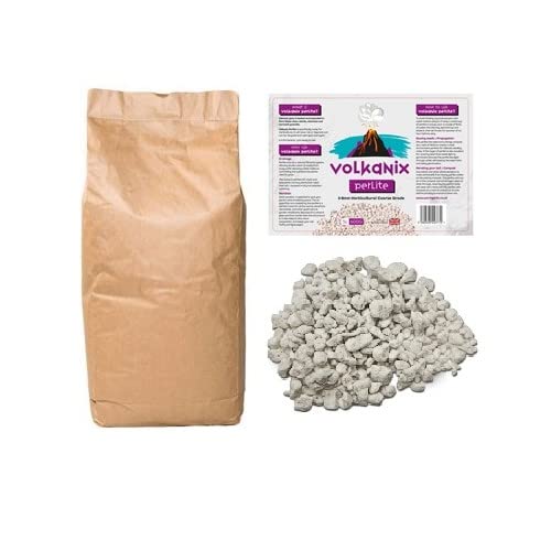 Volkanix Premium Horticultural Perlite Coarse Grade 3-8mm 20 Litre Recyclable Paper Bag