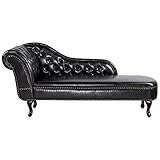 Sofá tipo chaise longue de estilo Chesterfield, añade un toque de glamour a tu hogar