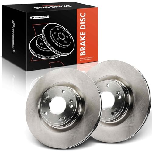 A-Premium 12.60 inch (320mm) Front Vented Disc Brake Rotors Compatible with Select Hyundai Models - Genesis 2009 2010 2011 3.8L, 2-PC Set by A-Premium - Used condition - US$86.16