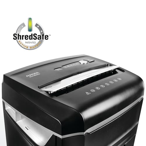 Image of Aurora JamFree AU1400XA 14-Sheet Crosscut-Cut Paper /CD /Credit Card Shredder with Pull-Out Wastebasket