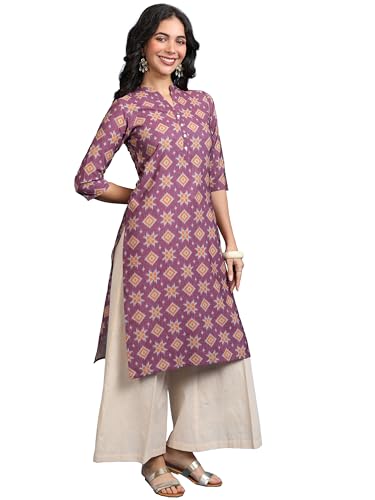 Image of Vishudh Women's Kurta | Comfortable Ethnic Wear for Daily Use | Lightweight & Breathable Indian Top