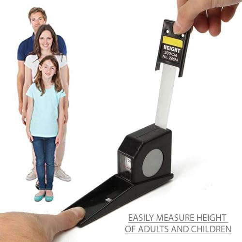 Image of OTICA 2m /200CM Roll Ruler Wall Mounted Stature Meter Height Measuring Tape