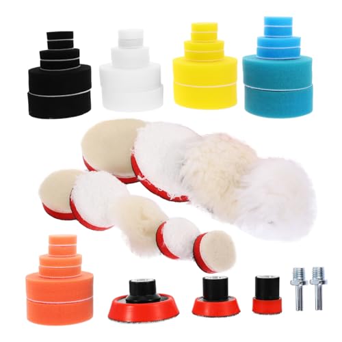 ABOOFAN Wheel Polisher for Drill Polishing Sponge Disc Car Buffing and Polishing Kit