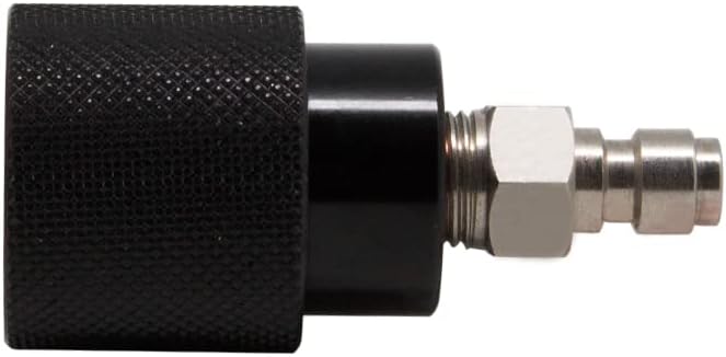 G1/2 CO2 Refill Adapter 8mm Quick disconnector Air Compressed Can Outlet/Refill Station Connector Kit with 0-200psi Regulator