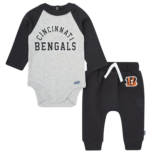 Image of Gerber NFL unisex-baby Nfl Onesie Bodysuit and Jogger Set