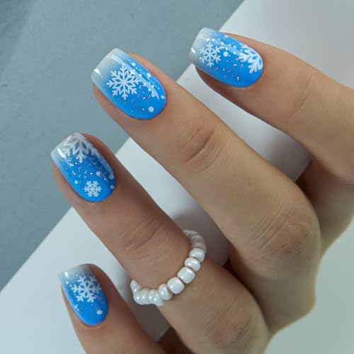 Curvlife Press On Nails – 30PCS Full Cover False Natural