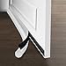 NeuWook Calfeutrage Bas de Porte, 95cm Bande d'étanchéité Autocollante pour Porte Amovible, Souple Etanchéité Porte Unilatéral Anti Bruit Poussière Stop à l'air Froid Anti Souris Insectes (Blanc)
