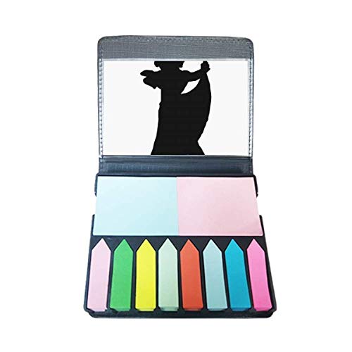 Marque-page de couleur bloc-notes repositionnable danseurs pour organisation