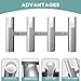 Xinkunmarine Aluminium Fishing Rod Holders for Boat, Wall-Mounted Fishing Pole Roof Rod Rack,Surf Fishing Rod Holder for Truck, Boats & Yacht
