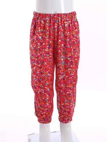 JEATHA Girls Fashion Leopard Print Leggings Gymnastics Sports Yoga Pants Dance Trousers Activewear2