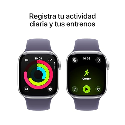Miniatura 3 de Apple Watch Series 11 GPS con Caja de Aluminio en Plata de 42 mm y Correa Deportiva Color Niebla-Talla M/L.Calidad del Sueño,monitores de entreno y Salud,Pantalla Siempre Activa, Resistencia al Agua