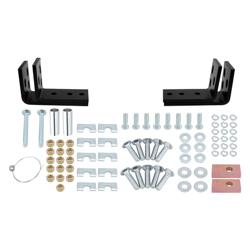 Universal Installation Kit w/Hardware and Brackets Compatible with 5th Wheel Trailer Hitches Installation Kit Replace# 30035, 58058 (10-Bolt Design)