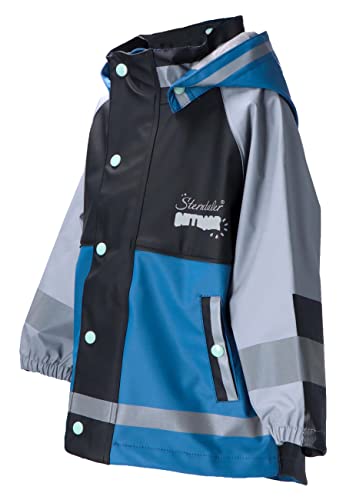 Sterntaler Kleinkind Unisex Regenjacke Kinder Funktions-Regenjacke - Jacke - Wasserdicht mit Reißverschluss und verschweißten Nähten… – Ansicht 3