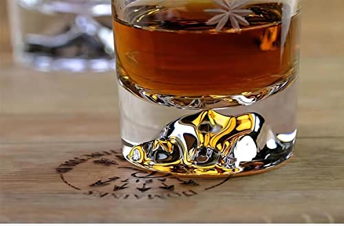 Set 6 Vasos Mt. Fuji de Vidrio para Whisky miniatura 7