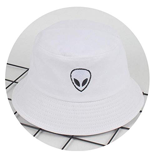 2019 Black White Solid Alien Bucket Hat Unisex Bob Caps Hip Hop Gorros Men Women Summer Panama Cap