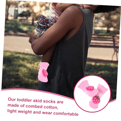 BESPORTBLE Non Slip Cotton Socks Autumn Winter Floor Socks for Boys Months Warm with Silicone Grip for Indoor Outdoor Use4