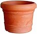 Produktbild ProHome 34028 Pflanzkübel Turin, ø 35 cm Höhe: 26 cm, Kunststoff, zylindrisch, Farbe: terrakotta