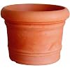 ProHome Turin 34204 Plant Pot Diameter 80 cm Height 60 cm Plastic Cylindrical Terracotta