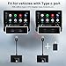 Teeran Android Auto Wireless Adapter for OEM Factory Wired Android Auto Cars Plug & Play Easy Setup Wireless Android Auto Dongle for Android Phones Converts Wired Android Auto to Wireless (Black)