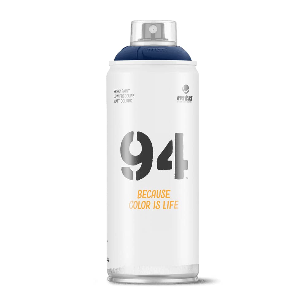Montana Navy Blue MTN 94 Spray Paint, 400-Millilitre Matt by Montana