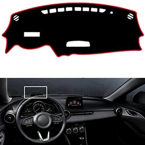 Tapis de tableau de bord Mazda CX 3 2016-2019 conduite à gauche noir