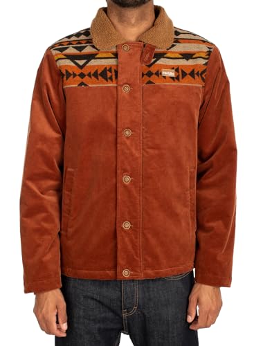 IRIEDAILY Trapas Jacket in Red Brown, M