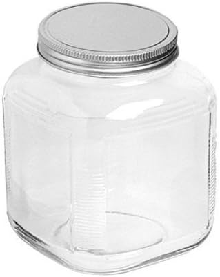 Anchor Hocking 5 X Glass Cracker Jar with Lid, 1 Gallon