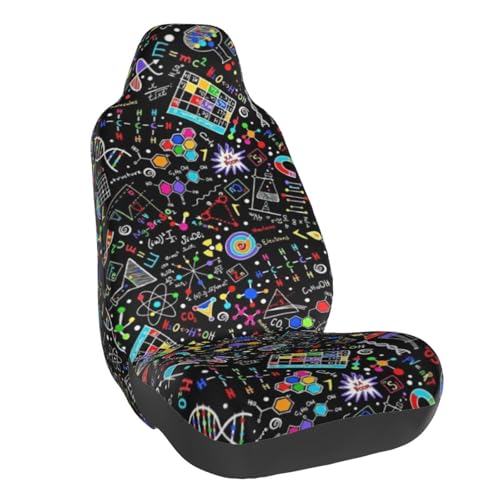 Housse de siège avant pour voiture ZORIN graffiti coloré universelle pour auto