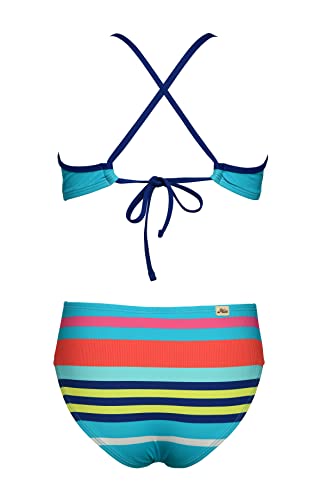Hobie Girls Hankini Top & Hipster Bottom Swimsuit Set2