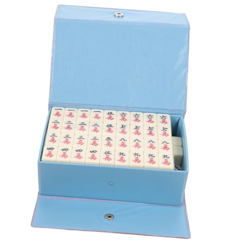 Ensemble de mahjong portable Yardwe, une idée cadeau idéale pour adultes et enfants