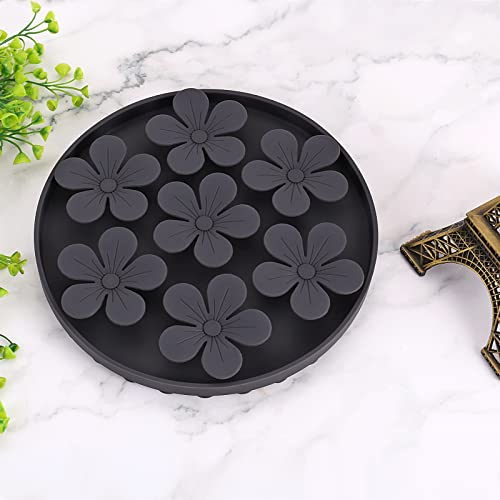 Doweiss Slow Feeder,Cat Help Slow Down Eating Speed Cut Flower Silicone Rubber Cute Slow Feeder for Puppy/Cat/Dog - Image 4