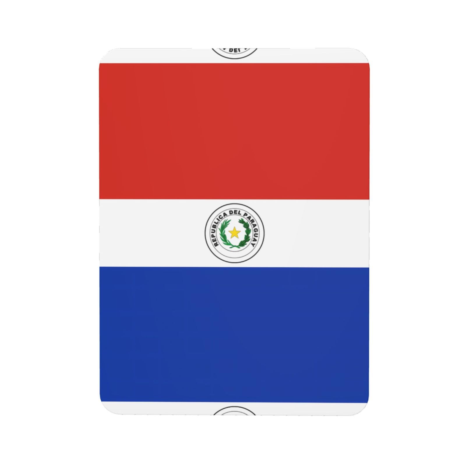 Flag of Paraguay Soft Magnetic Refrigerator Magnets with Creative Printing, Decorative Magnetic Stickers
