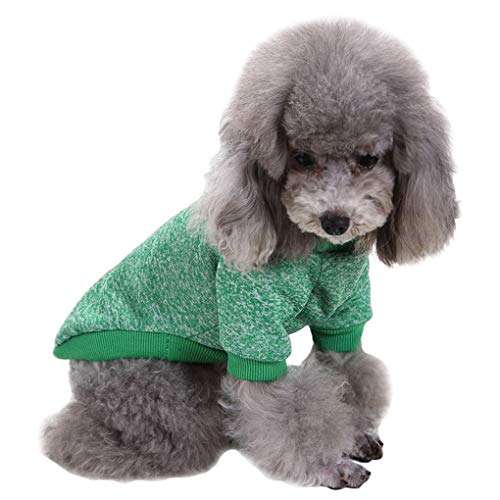 Image of Dog Sweaters for Small Dogs, Soft Fleece Puppy Clothes, Warm Winter Coat