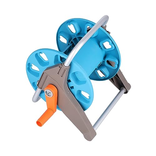 G1 2 Garden Water Hose Rack Pool Backwash Hose Reel Multi Purpose Steel Garden Hose Reel Garden Hose Winder for 30m Hose