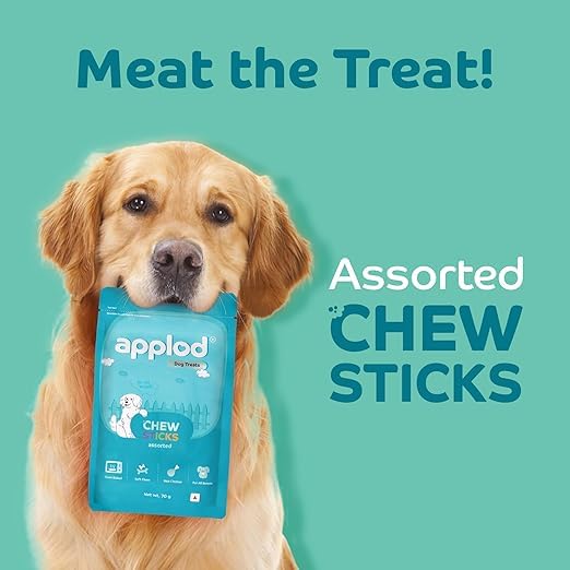 Image of Assorted Flavours Soft Mix Chew Sticks for Puppies & Adult Dogs | Healthy Easy-to-Digest Training Treats for Small Breeds | Soft & Chewy Dog Snacks | Pack of 5 | 70g x 5